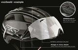 CASCO SPEEDairo 2 RS race fiets helm vizier omhoog detail 1555.U